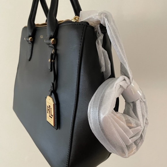 Lauren Ralph Lauren Winford Double-Zip Satchel - Picture 6 of 7